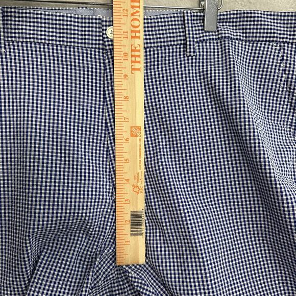 Polo Golf Ralph Lauren Houndstooth Seersucker Shorts Men's Size 40 Blue Crest - Picture 9 of 10